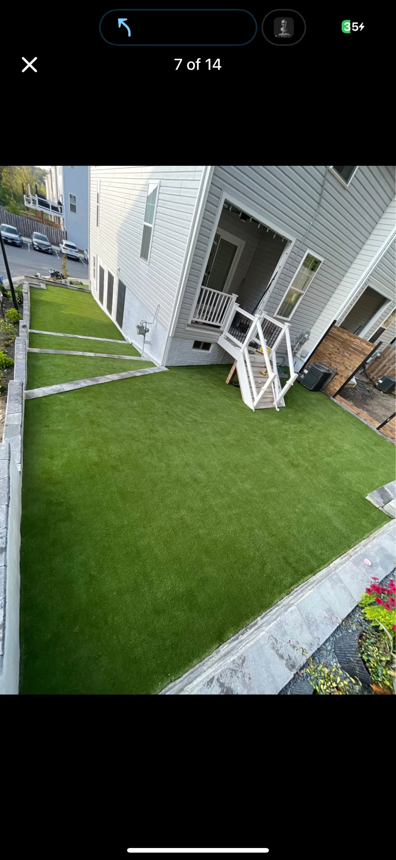 Artificial turf detail — seams and edging by Actaeon