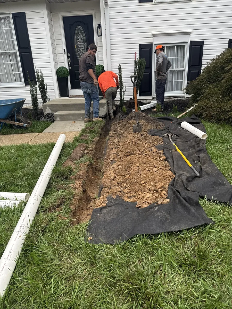 Stormwater management drainage work in the DMV